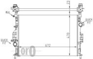 017-017-0050 - Chłodnica wody DEPO FORD/VOLVO 06 - /skrz.MTM/ FOCUS/MONDEO/C-MAX/S60/S80/V60