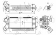 017-018-0010 - Chłodnica powietrza DEPO (intercooler) FORD C-MAX 11- 1.6TDCi