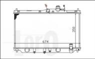 018-017-0019 - Chłodnica wody DEPO /skrz.MTM/ ACCORD 1.8i 16V 90-