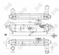 024-018-0001 - Chłodnica powietrza DEPO (intercooler) KIA SORENTO I 2.5CRDi