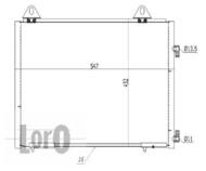 027-016-0007 - Skraplacz klimat.DEPO LAND ROVER FREELANDER I 1.8i 16V