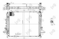 027-017-0001-B - Chłodnica wody DEPO LAND ROVER DISCOVERY III 04-/IV 10-/SPORT 05- /diesel