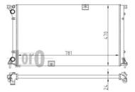 042-017-0027 - Chłodnica wody DEPO RENAULT 2.5dCi TRAFIC 02-/NISSAN/OPEL