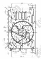 048-014-0001 - Wentylator chłodnicy DEPO VAG CORDOBA 6L 02- 1.2i 12V/IBIZA 01-