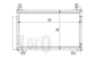 051-016-0020 - Skraplacz klimat.DEPO TOYOTA YARIS 06-08/11-/URBAN CRUISER 09-