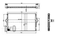 052-018-0002 - Chłodnica powietrza DEPO (intercooler) S70/V70 (00-) 2.3T/ 2.4D/ 2.5D/ 2.5T