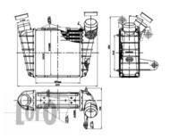 053-018-0002 - Chłodnica powietrza DEPO (intercooler) VAG POLO IV 01-05 /FABIA 00-04 /SEAT