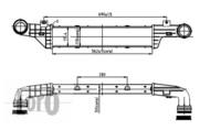 054-018-0003 - Chłodnica powietrza DEPO (intercooler) DB W210 95- /siln.CDI/Kompresor/
