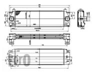 054-018-0009 - Chłodnica powietrza DEPO (intercooler) DB SPRINTER 06-/VAG CRAFTER 06-