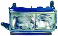 212-1133L-LD-E - Reflektor DEPO /L/ TOYOTA H4/H1 reg. manualna LAND CRUISER (FJ82