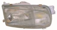 215-1166R-LDEMN - Reflektor DEPO /P/ NISSAN H4 reg. elekt. bez lampy p/mgj, z lamp