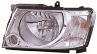 215-11A2LMLD-EM - Reflektor DEPO /L/ NISSAN H4 biały+siln. PATROL-04-09