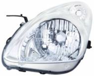 215-11G1L-LD-EM - Reflektor DEPO /L/ NISSAN H4 wewn./chrom/biały, reg. elekt. PIXO