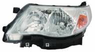 220-1118R-LD-EM - Reflektor DEPO /P/ SUBARU H7/HB3 wewn./chrom/żółty, reg. elekt.