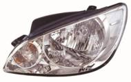 221-1141L-LD-EM - Reflektor DEPO /L/ HYUNDAI H4 biały+siln.GETZ-08/05-