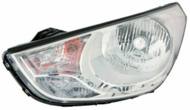 221-1157L-LD-EM - Reflektor DEPO /L/ HYUNDAI H4 wewn./chrom/biały/reg.man+elekt TU