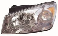 223-1122L-LD-E7 - Reflektor DEPO /L/ KIA H4 wewn.czarny/żółty/reg.manualna,