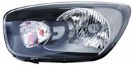 223-1142R-LDEM2 - Reflektor DEPO /P/ KIA H4 wewn.czarny/biały/reg.elekt.PI