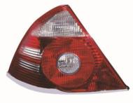 431-1969L-UE - Lampa tylna DEPO /L/ FORD biały, z/chrom/ą listwą, Sedan MONDEO-