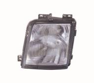 441-1143L-LD-EM - Reflektor DEPO /L/ VAG H1/H1 reg. elekt. bez lampy p/mgj LT-0