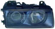 444-1110L-LD-EO - Reflektor DEPO /L/ BMW H1/H1 z reg. 3 (E36) 2D/4D-90-94