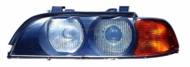 444-1121L-LDEMY - Reflektor DEPO /L/ BMW HB3/HB4 żółty, z siln. reg. elekt. 5 (