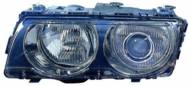 444-1142L-LDHM2 - Reflektor DEPO /L/ BMW XENON D2S/HB3 wewn. czarny+siln. 7 (E3