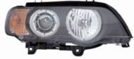 444-1152PMNEHN2 - Reflektor DEPO BMW XENON D2S/H7/zestaw/wewn. czarne, biały+