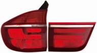 444-1961FXAE-CR - Lampa DEPO /tył/ BMW (444-61+444-1331)LEDOWE CLEAR CZERWONE X