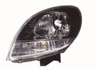 551-1145R-LDM2C - Reflektor DEPO /P/ RENAULT H4 wewn. czarny, biały, reg. elekt. KA