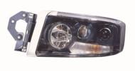 551-1163L-LD-E2 - Reflektor DEPO /L/ RENAULT H7/H1 wewn. czarny, biały, reg. manual