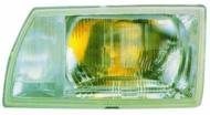 552-1101R-LD-EC - Reflektor DEPO /P/ PSA H4 z żółtą lampą pozycyjną, biały, reg