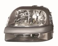 661-1135L-LDEMF - Reflektor DEPO /L/ FIAT H1/H1/H7 z EM z lampą p/mgielną, reg.