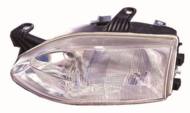 661-1136L-LD-EM - Reflektor DEPO /L/ FIAT H4 reg. elekt. Sedan PALIO WEEKEND 4D-