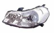 661-1152L-LD-E - Reflektor DEPO /L/ FIAT H4 wewn./chrom/biały, reg. manualna SE