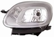 661-1168LMLD-EM - Reflektor DEPO /L/ FIAT H4 wewn./chrom/biały+siln. PANDA-03/12