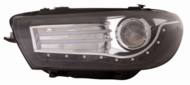 D41-1114PMLDEM2 - Reflektor DEPO VAG H7/H7/zestaw/wewn. czarne, biały+siln. L