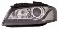 D46-1102P-LDEM2 - Reflektor DEPO VAG /zestaw/LED H7, wewn. czarne, z siln. A3