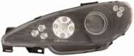 D50-1101P-LDEM2 - Reflektor DEPO PSA /zestaw/LED H7, wewn. czarny, biały, reg