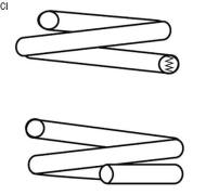 14 875 330 - Sprężyna zawieszenia CS GERMANY Subaru Justy II 96-02/tył/