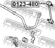 0123-480 - Łącznik stabilizatora FEBEST /tył/ TOYOTA CAMRY 01-06