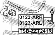 0123-ARR - Łącznik stabilizatora FEBEST /tył P/ TOYOTA AVENSIS 03-08