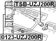 0123-UZJ200R - Łącznik stabilizatora FEBEST /tył/ TOYOTA LAND CRUISER 200 -07