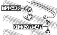 0123-XREAR - Łącznik stabilizatora FEBEST /tył/ TOYOTA CROWN/MAJESTA 03-08
