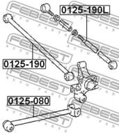 0125-190 - Wahacz FEBEST /tył/ TOYOTA CARINA 92-97