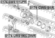 0176-GWS191R - Tłoczek hamulcowy FEBEST /tył/ TOYOTA MARK X 09-