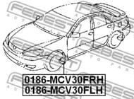 0186-MCV30FLH - Reperaturka błotnika FEBEST /przód L/ TOYOTA CAMRY 01-06