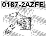 0187-2AZFE - Rolka napinacza FEBEST /zestaw/ TOYOTA CAMRY 01-06