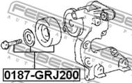 0187-GRJ200 - Rolka napinacza FEBEST TOYOTA LAND CRUISER PRADO 120 02-09