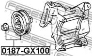 0187-GX100 - Rolka napinacza FEBEST /zestaw/ TOYOTA LAND CRUISER PRADO 120 02-09